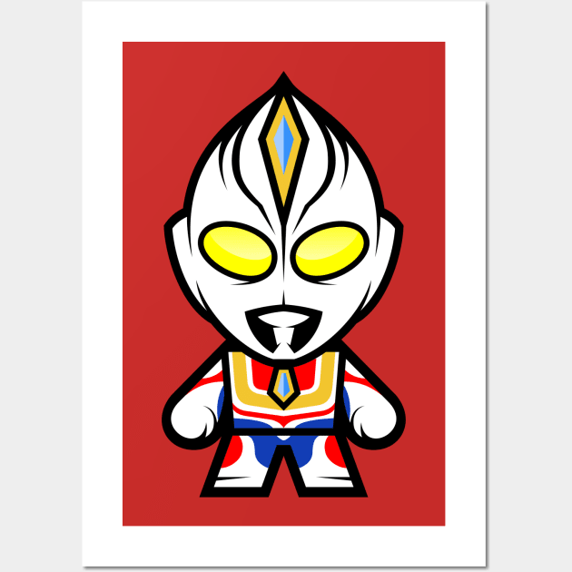 Ultraman Dyna Wall Art by jayawardani